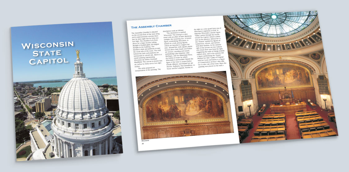 Guidebook made for the Wisconsin State Capitol